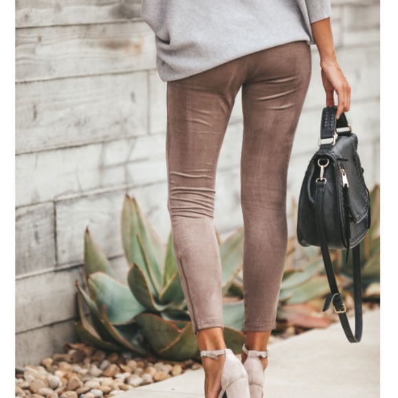 * HP* SKLOR Suede Leggings - Picture 3 of 6